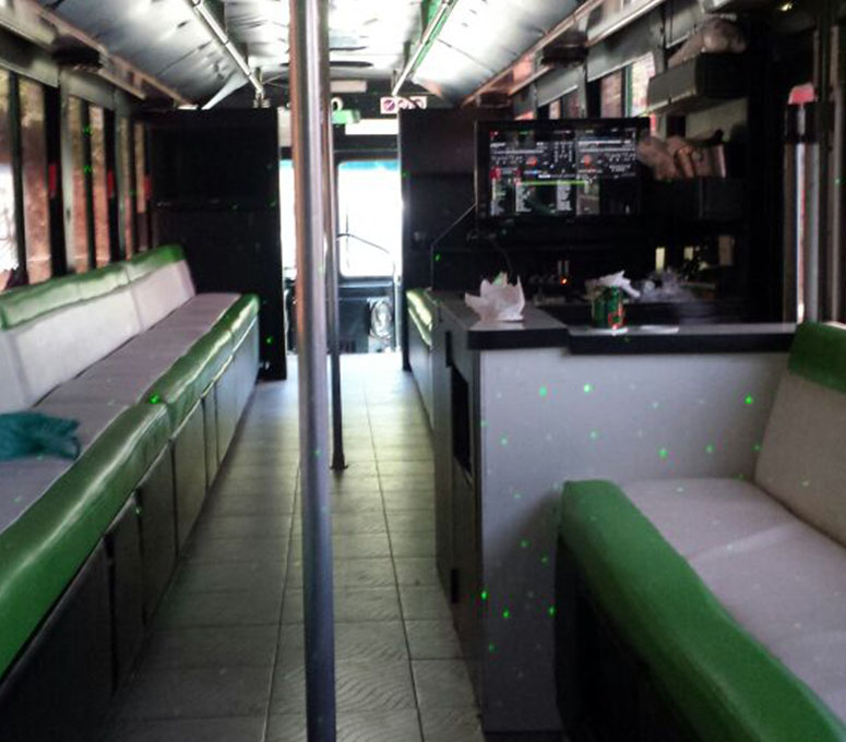 interior coach bus