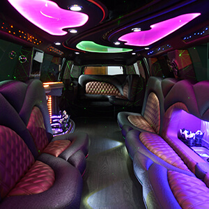 inside party bus